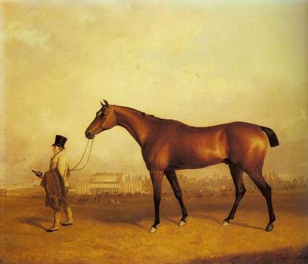 Horse oil painting