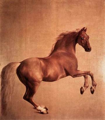 Horse oil painting