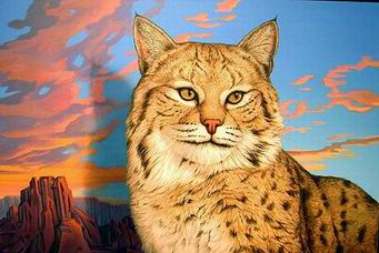 Poultry oil painting