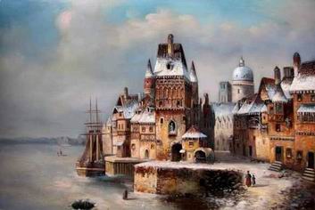 Holland oil painting