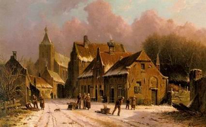 Holland oil painting