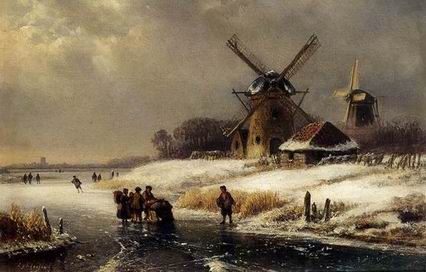 Holland oil painting