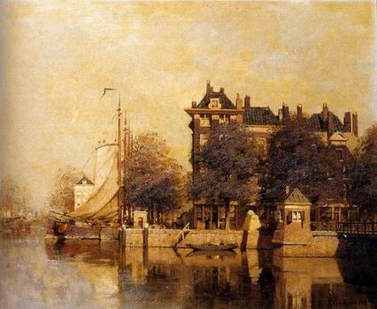 Holland oil painting