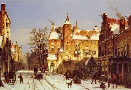 Holland oil painting