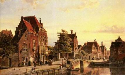 Holland oil painting