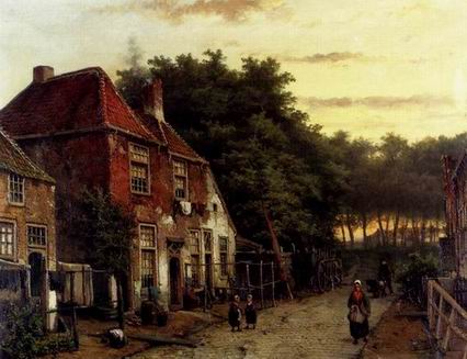 Holland oil painting
