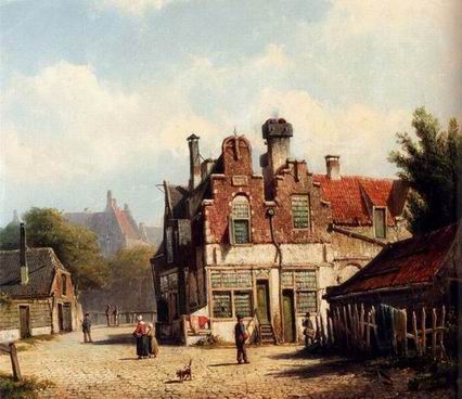Holland oil painting