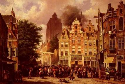 Holland oil painting