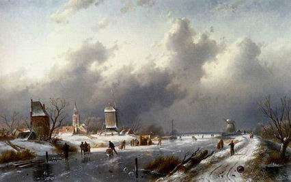 Holland oil painting