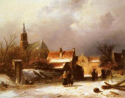 Holland oil painting