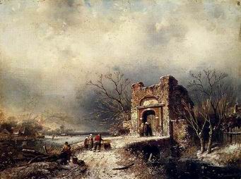 Holland oil painting