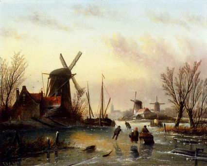 Holland oil painting