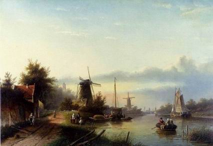 Holland oil painting