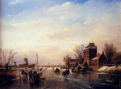 Holland oil painting