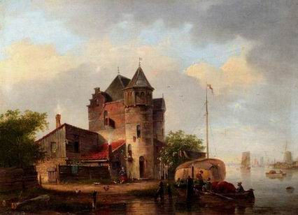 Holland oil painting