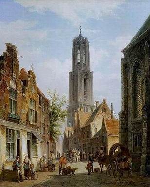 Holland oil painting