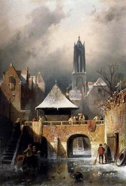 Holland oil painting