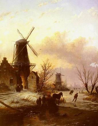 Holland oil painting
