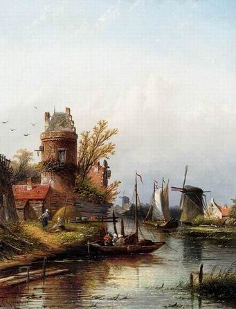 Holland oil painting
