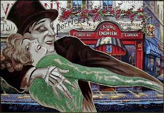 Storefront oil painting