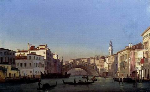 Venice Building oil painting