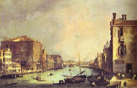 Venice Building oil painting