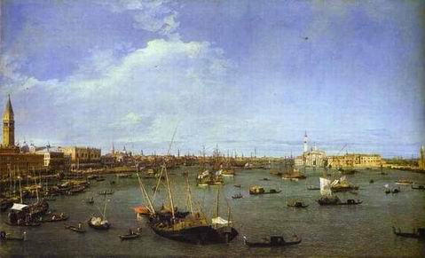 Venice Building oil painting