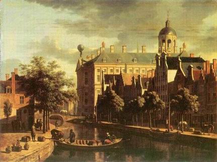 Venice Building oil painting