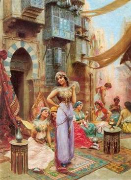 Arabic Art oil painting