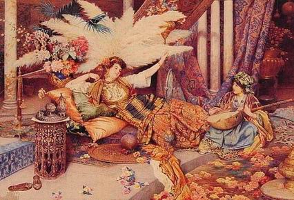 Arabic Art oil painting