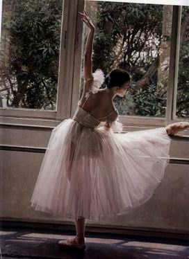 Ballet oil painting