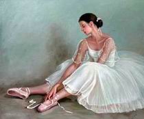 Ballet oil painting