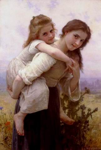 Bouguereau B oil painting