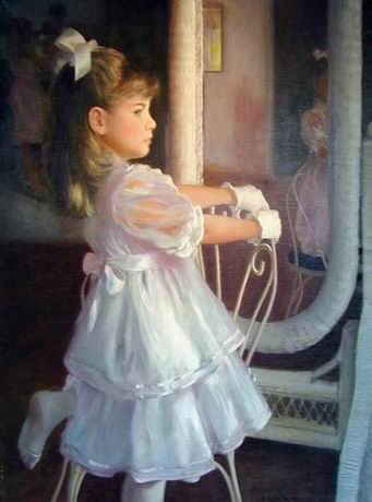 People A oil painting