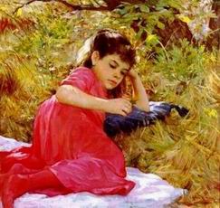 People A oil painting