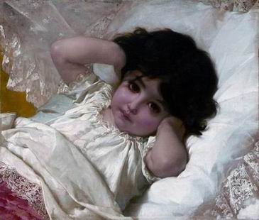 People A oil painting