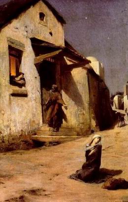 People B oil painting