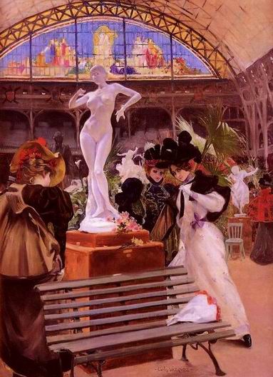 People B oil painting