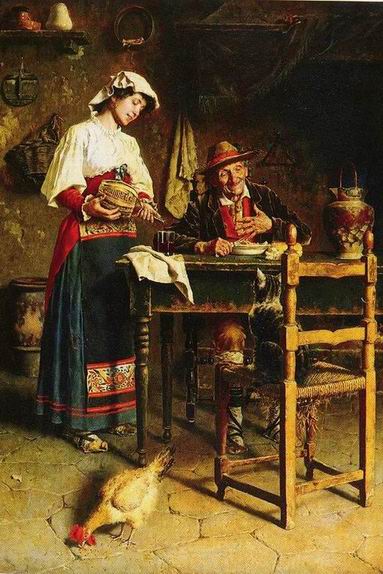 People B oil painting