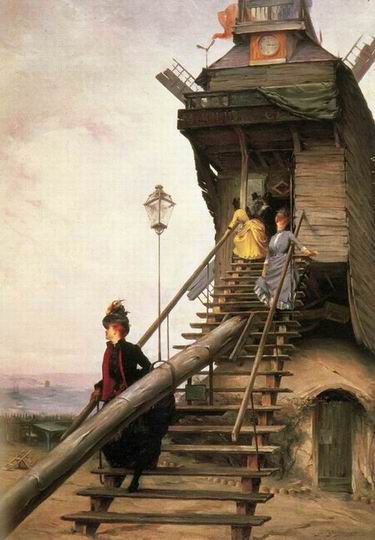 People B oil painting