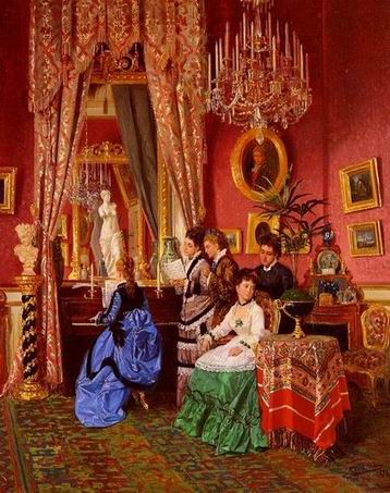 People C oil painting