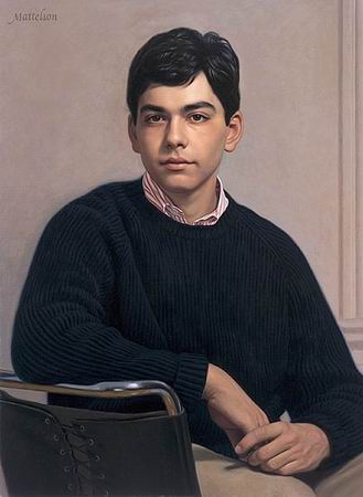 Portrait oil painting