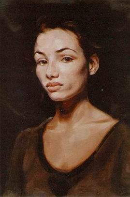 Portrait oil painting