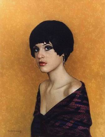 Portrait oil painting