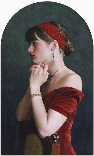 Portrait oil painting