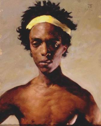 Portrait oil painting