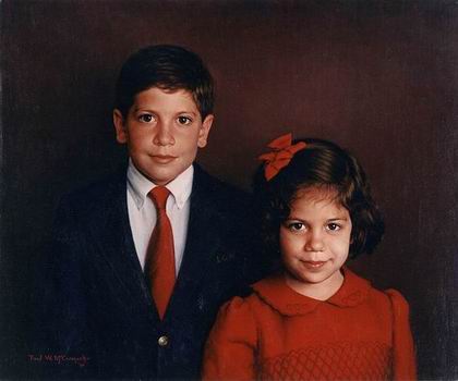 Portrait oil painting