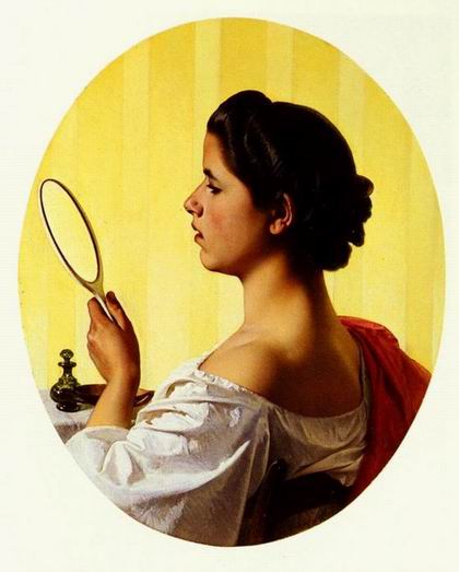 Portrait oil painting