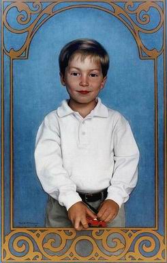 Portrait oil painting