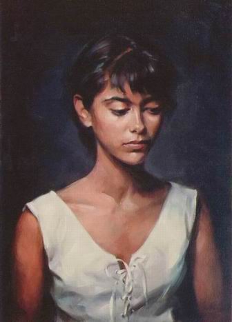 Portrait oil painting